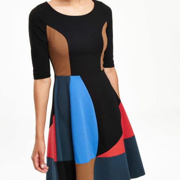 Boden Dresses & Skirts - ♡ New! Boden Alice Ponte Dress 18 Black Red Blue ♡